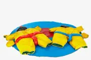 Adult Sumo suits including Mat, Helmets and Gloves Outdoor Game Jenjo Games