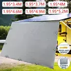 Caravan Privacy Screens Roll Out Awning 1.95M End Wall Side Sun Shade Screen