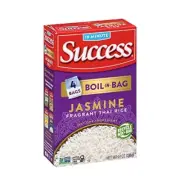 Success Boil-in-Bag Rice Thai Jasmine Rice Quick Rice Meals 14-Ounce Box