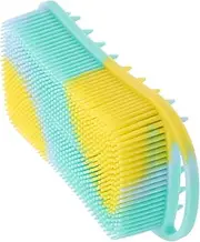 Hoement Scalp Brush Bathing Hair Brush Portable Scrubber for Gentle Cleansing Suitable for All Hair for Home and Travel Use