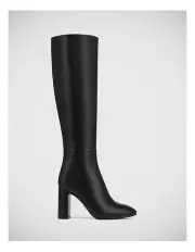 [Wittner] Perdita Leather Long Boot in Black