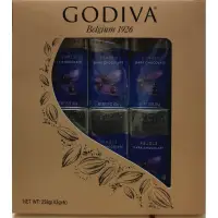 在飛比找蝦皮購物優惠-GODIVA 黑巧克力豆6盒裝禮盒