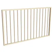ProtectorAl 1201-1500 W x 900 H mm Primrose Aluminium Flat Top Garden Gate