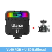 Ulanzi VL49 Full Color RGB LED Video Light 2500K-9000K 800LUX Magnetic Mini Fill