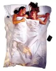 Cocoon Silk TravelSheet, Double Size, Natural Silk