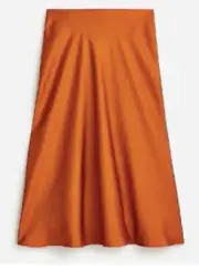 J.Crew Gwyneth Pull-on slip skirt ADOBE S