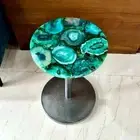 Natural Agate Gemstone Table /Quartz Table Top/ Coffee Table Handmade Home Decor