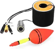 1200TVL Underwater Fishing Camera 12 LEDs Night Vision Waterproof Fish Shape Boat Ice Fishing Camera Accessories with 15m/30m/50m Cable