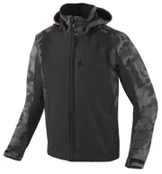 Bogotto Win-D Camo Motorcycle Textile Jacket, black-multicolored, Size L for Men Black Multicolored
