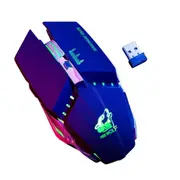 2.4G 1600Dpi Optical Gaming Mouse For Laptop Computer Metal Black