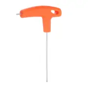 T-Handle Ball End Hex Key Wrench 2mm T-Key Inner Hexagon Spanner, Orange