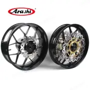 For Honda CBR600RR 2007-2017 Arashi Front Rear Wheel Rim + Gold Brake Disc Rotor