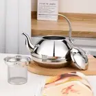 3Colors Boiling Teakettle 2L Metal Strainer Kettle Outdoor Metal Black Teapot