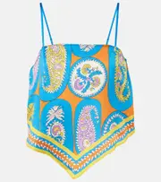 [Alemais] Alémais Flores printed top UK 16 multicoloured