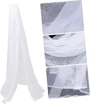 ANDRESLAD 1pc Net Bed Canopy Bed Tent Bed Curtain White