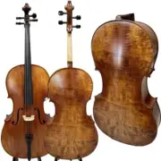 Stradivari style Cello 4/4,Old spruce ,Full Size Hand Made,Solid Wood #15824