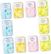 SUPVOX 16 Pack Portable Soap Flakes Lux Soap Flakes Guest Bulk Hand Paper Sheets Disposable Travel