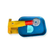 Wood Coconut Scraper Grater Shredder Movable Chirava, Ivory