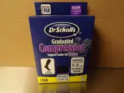 Dr Scholls Women Graduated Compression Support Socks Black 15-20 mmHg 5.5-7.5