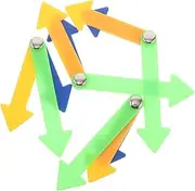 ZUNOXAZ 4pcs Clock Hands for Clock Projects Easy to Install Replacement Parts for Schools Skills and Creativity Students for Teaching and Learning Activities