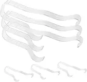 NOLITOY 6Pcs Shoe Shaper Forms for High Heels Sandals Shoe Display Stands Transparent Design Shoe Supports for Retail Store Organizers Shoe Rack Holders