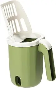 Générique Cat Litter Scooper, Poop Collector Shovel, 9.84x5.51in Pet Cleaning Tool with Trash Bag, Portable Lightweight Design for Travel, Beginner Use, Home, Daily Living, Outdoor