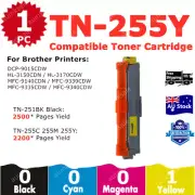 1x Compatible Toner TN251 TN255 TN-251BK TN-255 Yellow For Brother HL3150CDN