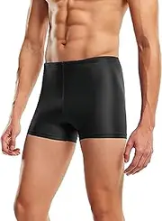 [Generic] CMTK Men's Athletic Swim Jammers Quick Dry Compression Square Leg Swim Brief Swimsuit