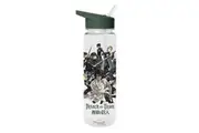 Attack on Titan Strike Team Plastic Water Bottle (Green/Transparent) (One Size)