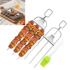Skewers Grilling Bbq Skewers Set for Grilling Meat Veggies Shrimp Reusable Kabob