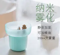 在飛比找松果購物優惠-森林加濕器噴霧USB空氣淨化加濕器小夜燈臥室辦公室靜音迷你香