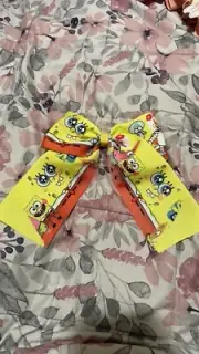 bow hair clip Spongebob Made Hands