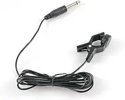 Clip-On Contact Microphone Pickup, Universal for Guitar, Violin and String Instruments, Black