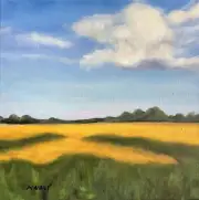 Original One Of A Kind, Landscape, Oil Painting 12” X 12” Canvas