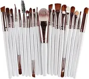 Set of 20 PCS Makeup Brush Kit for Foundation Liquid Blending Powder Eyeshadow Blush Cosmetics Concealer Brushes with Soft & Dense Bristles Assorted Color 20