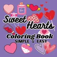 在飛比找誠品線上優惠-Sweet Hearts Coloring Book: A 