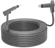 Zinweyton Starlink Cable Gen2 150FT/46M for Starlink Gen 2 Standard Kit, Replacement Extension Star Link V2 Cable Waterproof Grey