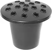 Grave Flower Pots 16 Slots Grave Pots, Plastic Grave Flower Holders, Grave Inserts Memorial Vases for Graves Ornaments Headstones Funeral Flowers Grave Pots