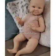 24" Unfinished Reborn Baby Doll Kit Brinley Unpainted Kit No Hair Cloth Body