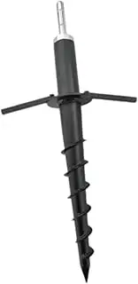 Leefasy Beach Umbrella Base Ground Flagpole for Indoor and Outdoor Garden Stadium