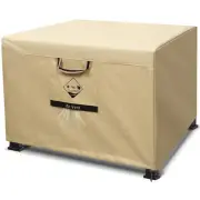 738N Max Tension, Gas Fire Pit Cover Square, Fits for 29/30/31/32 Inch, 600D ...