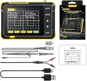 Wadukud Handheld Oscilloscope Kit, Mini Oscilloscope, Analog Digital Signal Oscillograph Meter, 200K Bandwidth 2.5MS/s Sampling Rate Oscillograph