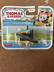 Thomas & Friends Fisher-Price Sandy The Rail Speeder Metallic Train NIP