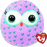 [Ty] Winks Owl Squish a Boos 14" | Beanie Baby Soft Plush Toy | Collectible Cuddly Stuffed Teddy