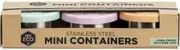 Ever Eco Stainless Steel Mini Containers Spring Pastel 3pk