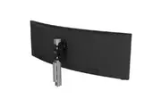 Atdec AWMS-BT40 Heavy duty monitor mount - Single monitors sized 24" to 55" - Heavy Duty F Clamp Silver
