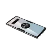 Scratchproof TPU + Acrylic Ring Bracket Protective Case for Galaxy S10 (Black)