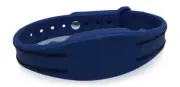 100 Blue Adjustable Wristbands Compatible W/ Keri MS Format Works W/ MS-3000X