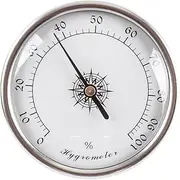 2024 New 72mm Barometer Temperature and Humidity Gauge Monitor Indoor Thermometer Incubato Room Humidity Wall with for Home R5V0