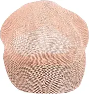 [BESPORTBLE] Octagonal Hat for Women Straw Visor Cap Sun Protection Summer Travel Essential Pink